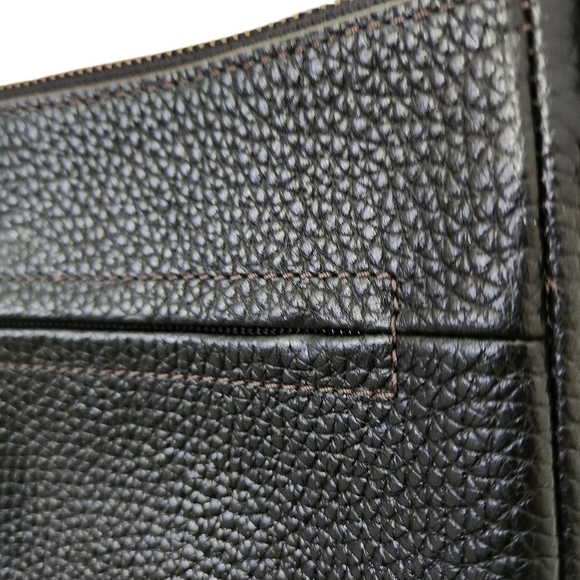 FOSSIL crossbody leather purse black - Picture 12 of 16